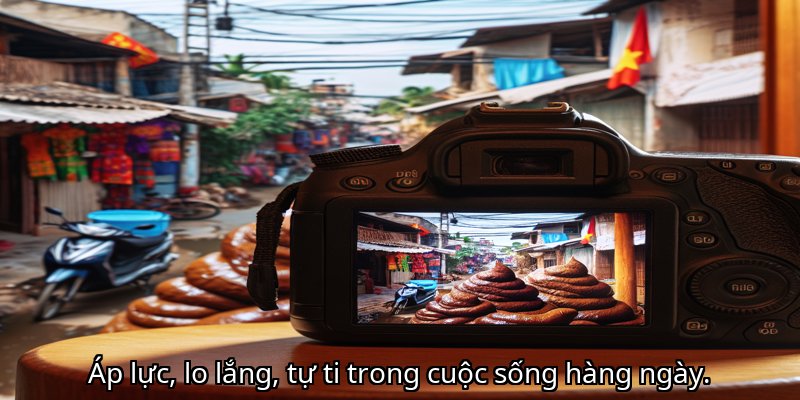 Áp lực, lo lắng, tự ti trong cuộc sống hàng ngày.